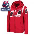 Женская толстовка Нью-Джерси Девилз / New Jersey Devils Women's Red Tremendous Fan Full-Zip Fleece Hooded Sweatshirt