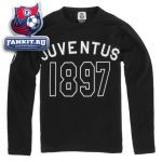 Детская кофта Ювентус / Juventus black boy ls t-shirt