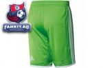 Вольфсбург трусы игровые Adidas зеленые 2012-13 / HOME SHORTS 2012/2013