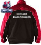 Куртка Чикаго Блэкхокс / Chicago Blackhawks Black 1/2 Zip Pullover Jacket