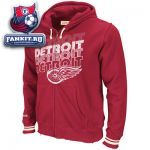 Толстовка Детройт Ред Уингз / Detroit Red Wings Red Mitchell & Ness Repeat Full Zip Hooded Sweatshirt