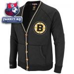 Кардиган Бостон Брюинз / Boston Bruins Black Mitchell & Ness Linesman Vintage Garment Washed Cardigan Sweater
