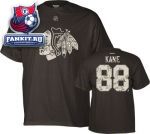 Футболка Чикаго Блэкхокс / Patrick Kane #88 Chicago Blackhawks Reebok Digital Camo Name & Number T-Shirt