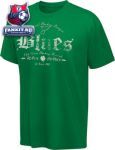 Футболка Сент-Луис Блюз / St. Louis Blues Kelly Green Wilmount T-Shirt