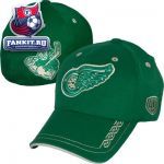 Женская кепка Детройт Ред Уингз / Detroit Red Wings Kelly Green McGuire Stretch Fit Hat