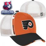 Кепка Филадельфия Флайерз / Philadelphia Flyers Reebok Mesh Back Logo Flex Hat