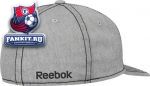 Кепка Чикаго Блэкхокс / Chicago Blackhawks Grey Reebok Colored Stitch Flex Hat