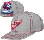 Кепка Детройт Ред Уингз / Detroit Red Wings Grey Reebok Colored Stitch Flex Hat