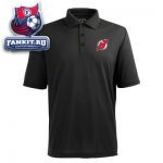 Поло Нью-Джерси Девилз / New Jersey Devils Black Pique Extra Light Polo Shirt