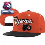 Кепка Филадельфия Флайерз / Philadelphia Flyers Orange/Black Shadow Script Snapback Adjustable Hat