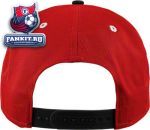 Кепка Детройт Ред Уингз / Detroit Red Wings Scarlet/Black Shadow Script Snapback Adjustable Hat