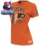 Женская футболка Филадельфия Флайерз / Philadelphia Flyers Women's Mitchell & Ness Winter Classic 2012 Orange T-Shirt