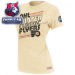 Женская футболка Филадельфия Флайерз / Philadelphia Flyers Women's Mitchell & Ness Winter Classic 2012 Cream Repeat T-Shirt