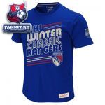 Футболка Нью-Йорк Рейнджерс / New York Rangers Mitchell & Ness Winter Classic 2012 Royal Repeat Vintage T-Shirt