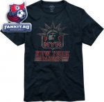 Футболка Нью-Йорк Рейнджерс / New York Rangers '47 Brand Navy Vintage Logo Scrum Tee