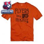 Футболка Филадельфия Флайерз / Philadelphia Flyers Orange 2012 Winter Classic Scrum Basic Logo T-Shirt
