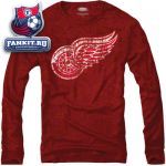 Кофта Детройт Ред Уингз / Detroit Red Wings Red Majestic Threads Long Sleeve Tri-Blend T-Shirt