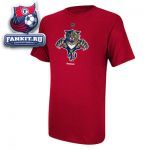 Футболка Флорида Пантерз / Florida Panthers Red Reebok Primary Logo T-Shirt