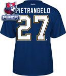 Футболка Сент-Луис Блюз / Alex Pietrangelo Blue Reebok St. Louis Blues Alternate Name and Number T-Shirt
