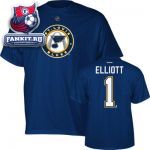 Футболка Сент-Луис Блюз / Brian Elliot Blue Reebok St. Louis Blues Alternate Name and Number T-Shirt