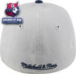Кепка Виннипег Джетс / Winnipeg Jets White Mitchell & Ness Vintage Basic Logo Fitted Hat
