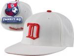 Кепка Детройт Ред Уингз / Detroit Red Wings White Mitchell & Ness Vintage Basic Logo Fitted Hat