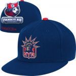 Кепка Нью-Йорк Рейнджерс / New York Rangers Blue Mitchell & Ness Vintage Alternate Logo Fitted Hat