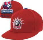 Кепка Нью-Йорк Рейнджерс / New York Rangers Red Mitchell & Ness Vintage Alternate Logo Fitted Hat