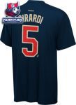 Футболка Нью-Йорк Рейнджерс / Dan Girardi Navy Reebok Name and Number New York Rangers T-Shirt