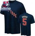 Футболка Нью-Йорк Рейнджерс / Dan Girardi Navy Reebok Name and Number New York Rangers T-Shirt