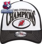 Кепка Нью-Джерси Девилз / New Jersey Devils New Era 39THIRTY NHL 2012 Conference Champions Official Locker Room Hat