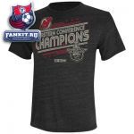 Футболка Нью-Джерси Девилз / New Jersey Devils Reebok 2012 Eastern Conference Champions Right On Track T-Shirt