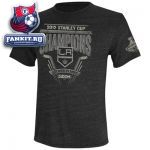 Футболка Лос-Анджелес Кингз / Los Angeles Kings Reebok 2012 Stanley Cup Champions Hockey Triangle Tri-Blend T-Shirt 