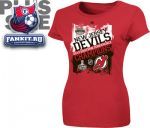Женская футболка Нью-Джерси Девилз / New Jersey Devils Women's Plus Size 2012 Eastern Conference Champions Official Locker Room T-Shirt