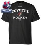Футболка Финикс Койотс / Phoenix Coyotes Black Authentic Team T-Shirt