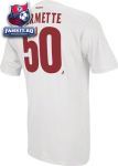 Футболка Финикс Койотс / Antoine Vermette White Reebok Name and Number Phoenix Coyotes T-Shirt