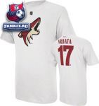 Футболка Финикс Койотс / Radim Vrbata White Reebok Name and Number Phoenix Coyotes T-Shirt