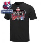 Футболка Нью-Йорк Рейнджерс / New Jersey Devils VS New York Rangers True Favorite Eastern Conference Final Matchup T-Shirt