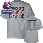 Футболка Нью-Джерси Девилз / New Jersey Devils Reebok 2012 Eastern Conference Champions Hook Roster T-Shirt