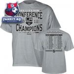 Футболка Лос-Анджелес Кингз / Los Angeles Kings Reebok 2012 Western Conference Champions Hook Roster T-Shirt
