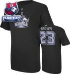 Футболка Лос-Анджелес Кингз / Dustin Brown Black Reebok Los Angeles Kings Name and Number T-Shirt