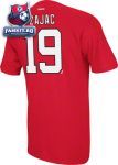 Футболка Нью-Джерси Девилз / Travis Zajac Red Reebok New Jersey Devils Name and Number T-Shirt