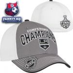 Кепка Лос-Анджелес Кингз / Los Angeles Kings 2012 Western Conference Champions Stretch Fit Hat