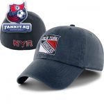 Кепка Нью-Йорк Рейнджерс / New York Rangers Navy Blue '47 Brand Cleanup Adjustable Hat