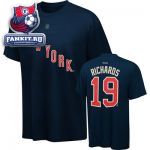Футболка Нью-Йорк Рейнджерс / Brad Richards Navy Reebok Name and Number New York Rangers T-Shirt