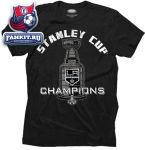 Футболка Лос-Анджелес Кингз / Los Angeles Kings 2012 Stanley Cup Champions Crest Tri Blend T-Shirt