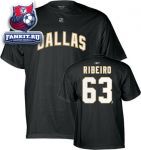 Футболка Даллас Старз / Mike Ribeiro Black Reebok Name and Number Dallas Stars T-Shirt