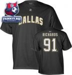 Футболка Даллас Старз / Brad Richards Black Reebok Name and Number Dallas Stars T-Shirt