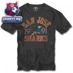 Футболка Сан-Хосе Шаркс / San Jose Sharks '47 Brand Vintage Scrum Tee