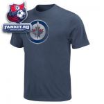 Футболка Виннипег Джетс / Winnipeg Jets Navy Big Time Play Pigment Dyed T-Shirt